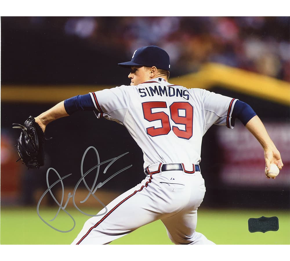 Shae Simmons Signed Braves Unframed 8×10 Photo-Silver Ink Photo 8x10-shae-simmons-braves-unframed-8-10, Atlanta Braves, supplier stock photo