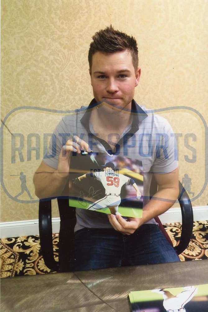Shae Simmons Signed Braves Unframed 8×10 Photo-Silver Ink Photo 8x10-shae-simmons-braves-unframed-8-10, Atlanta Braves, view 3, supplier stock photo