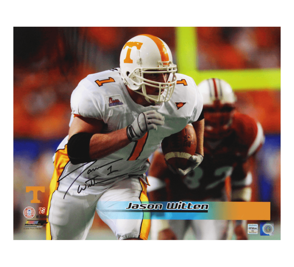 Jason Witten Signed NCAA Tennessee Volunteers 16×20 Photo – White Jersey Jason Witten Jersey 16x20-jason-witten-ncaa-tennessee-volunteers-16, Tennessee Volunteers, view 4, supplier stock photo