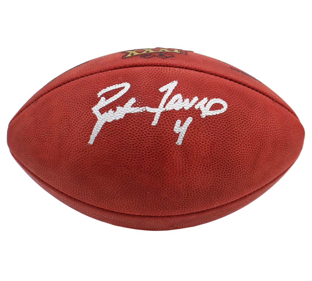 Brett Favre Signed Green Bay Packers Wilson Authentic Super Bowl 31 NFL Football with “Silver Ink” Brett Favre Ball brett-favre-green-bay-packers-wilson, Green Bay Packers, view 2, supplier stock photo