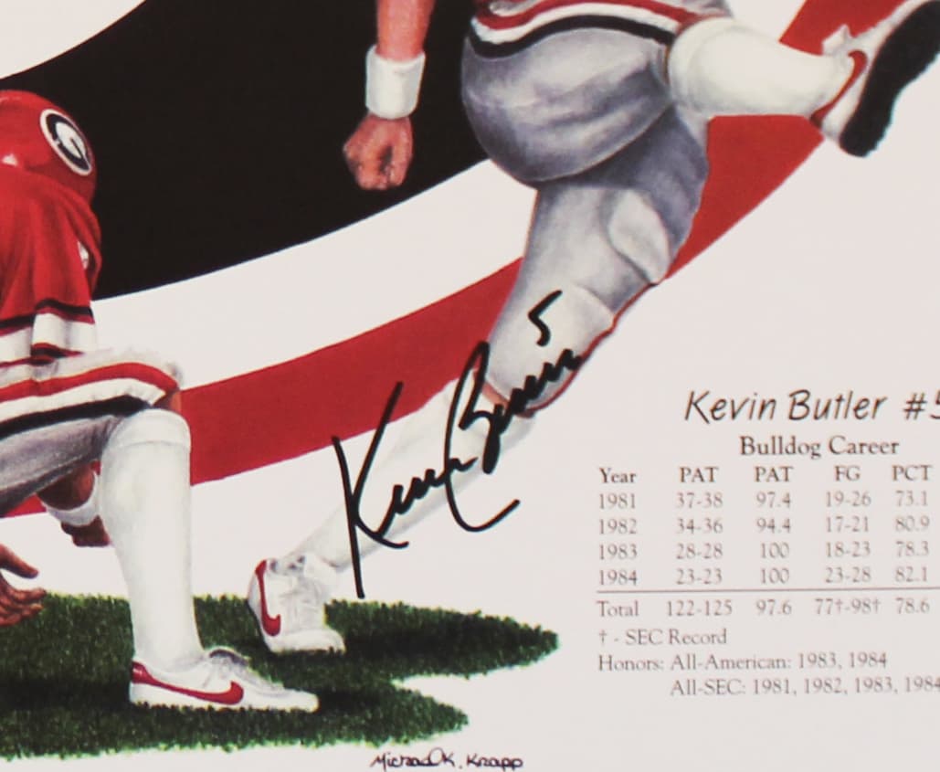 Kevin Butler and Rex Robinson Signed Georgia Bulldogs Unframed 16×20 Limited Edition of 1200 Print Photo 16x20-kevin-butler-rex-robinson-georgia-bulldogs, view 3, supplier stock photo