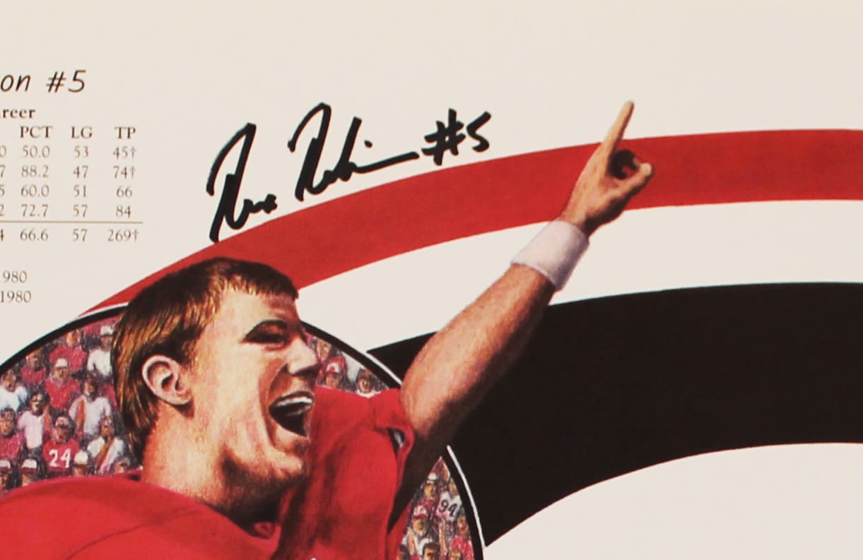 Kevin Butler and Rex Robinson Signed Georgia Bulldogs Unframed 16×20 Limited Edition of 1200 Print Photo 16x20-kevin-butler-rex-robinson-georgia-bulldogs, view 2, supplier stock photo