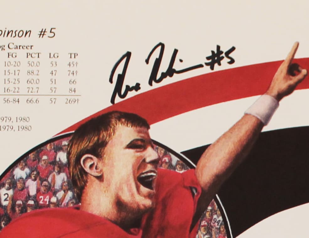 Kevin Butler, Jim Broadway & Rex Robinson Multi-Signed Georgia Bulldogs Kicking Legends 16×20 Limited Edition of 2000 Print Photo 16x20-kevin-butler-jim-broadway-rex-robinson, view 2, supplier stock photo