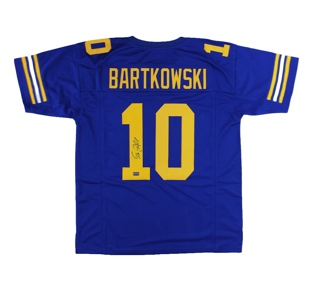 Steve Bartkowski Signed California Blue Custom Jersey Steve Bartkowski Jersey steve-bartkowski-california-blue, supplier stock photo