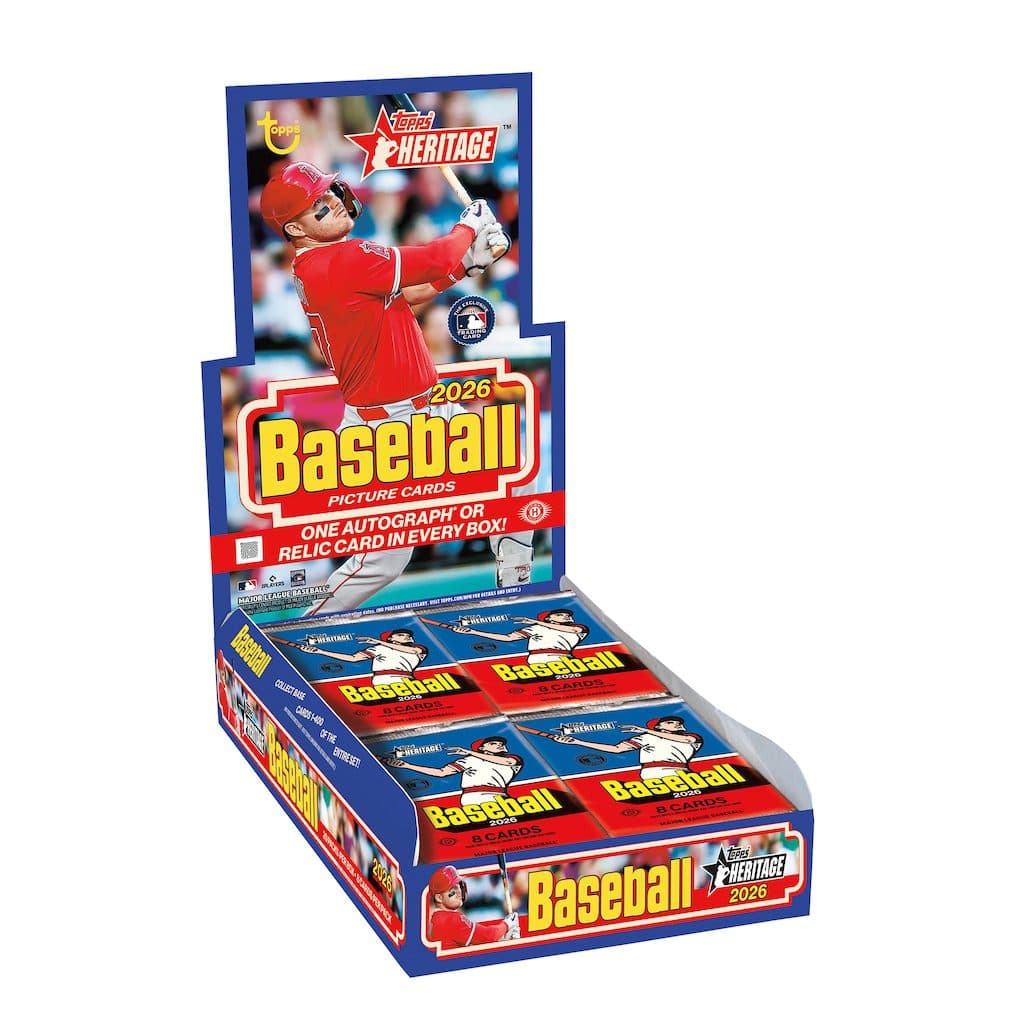 2026 Topps Heritage Baseball Hobby Box Ball 2026-topps-heritage-baseball-hobby-box, supplier stock photo
